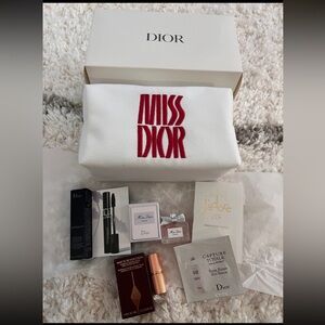 Miss Dior Pouch & Miss Dior perfume Deluxe Mini, 5ml. + mini freebies